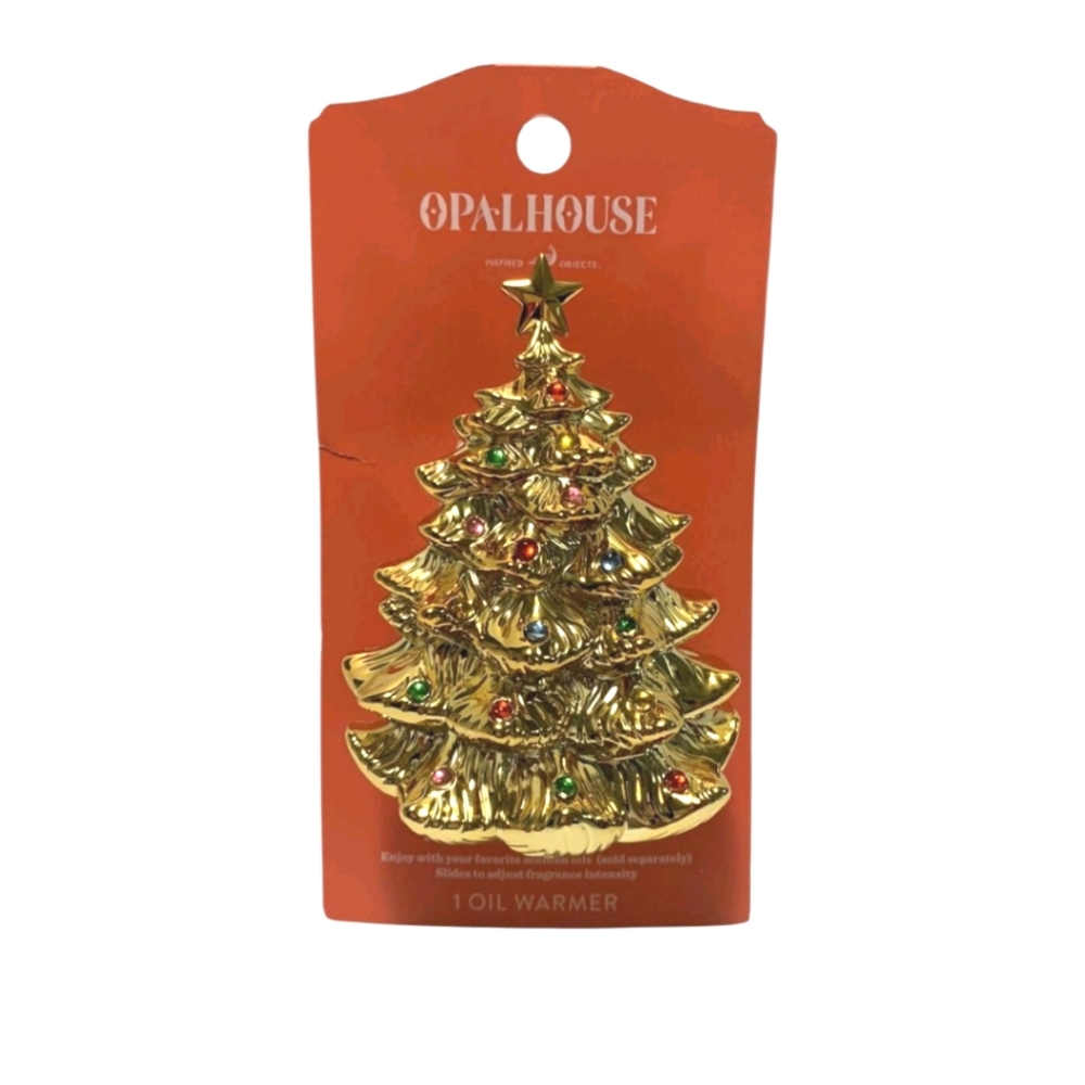 OPALHOUSE Happy Holiday Tree Scented Oil Warmer NWT